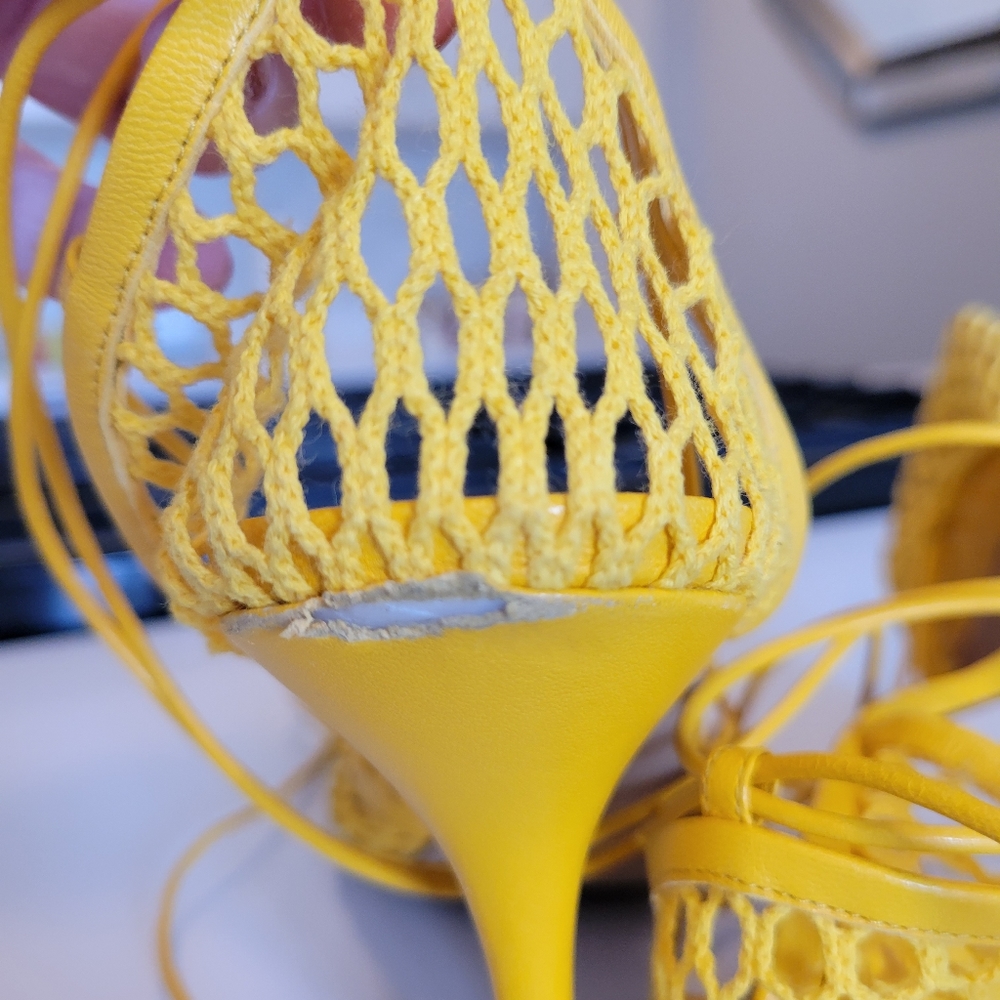 Bottega Veneta Lace-up mesh pumps - Picture 9 of 16